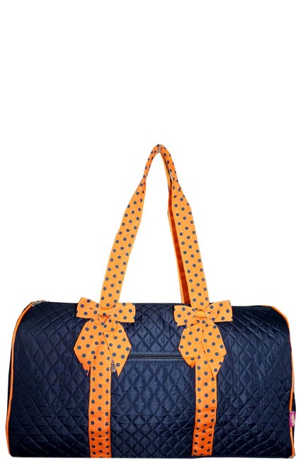 Quilted Duffle Bag-TW2626/NV/OR